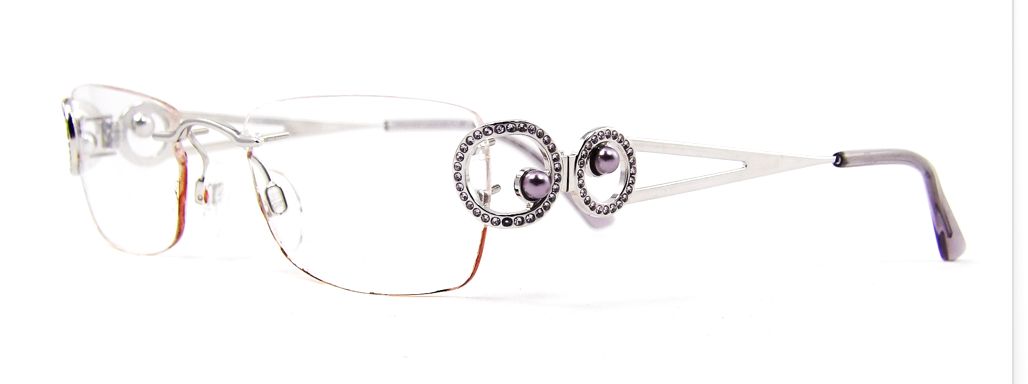 Daniel Swarovski S574 Crystal 23KT GP★ Daniel Swarovski 23 KT GP Vintage 90s Sunglasses – Ed