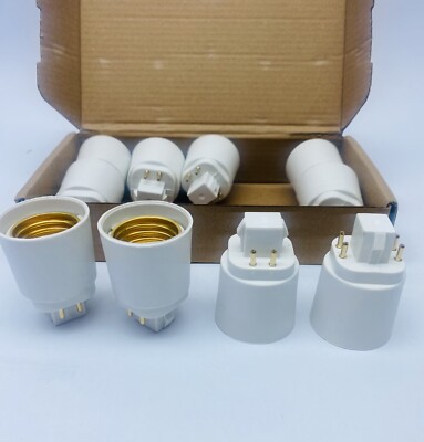 Aexit 4 Portalampada F34B Per Lampade Fluorescenti T5 – Base 2GX13 – AC 500V 2A – Bianco – Dimensioni 36x35x26 Mm - 4