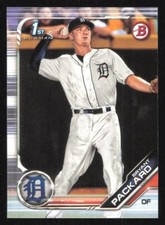 2019 Bowman Draft BRYANT PACKARD 1st Year Baseball card DETROIT TIGERS #123