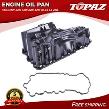 Engine Oil Pan w/ Gasket Fits BMW F23 F30 E84 228i 320i 328i 428i X1 Z4 L4 2.0L