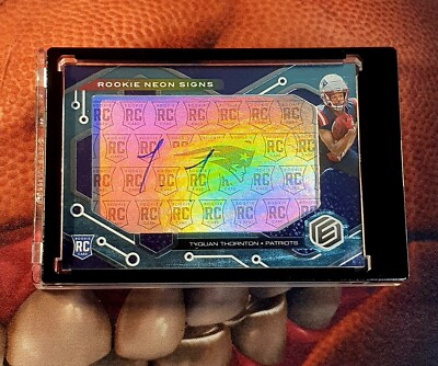 tyquan thornton RC - Panini Element /75 - On Card Autograph - Rookie - New...