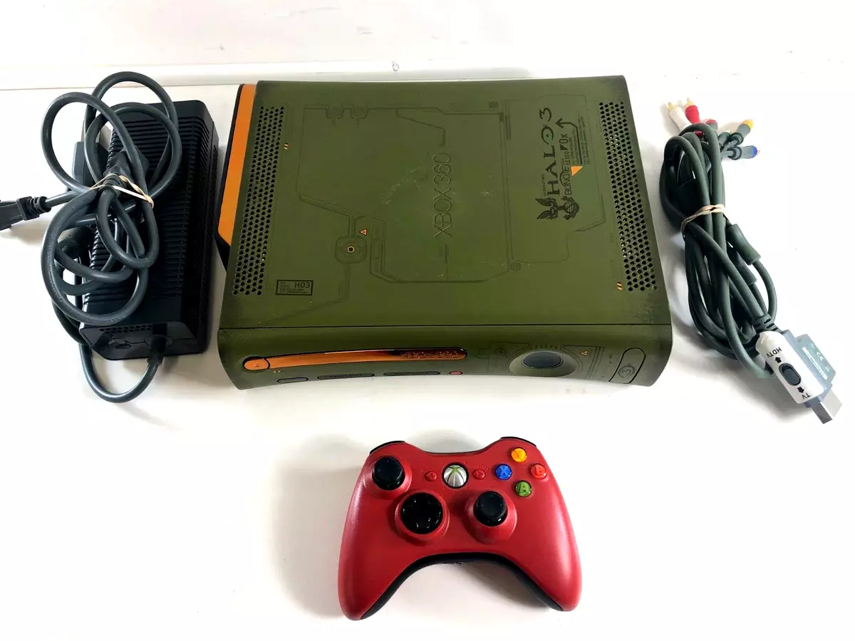 Decimal Sumergir Suave Xbox 360 Green Console - HALO 3 Special Edition TESTED, Controller, Cords RARE | eBay Decimal Sumergir Suave Xbox 360 Green Console - HALO 3 Special Edition TESTED, Controller, Cords RARE | eBay