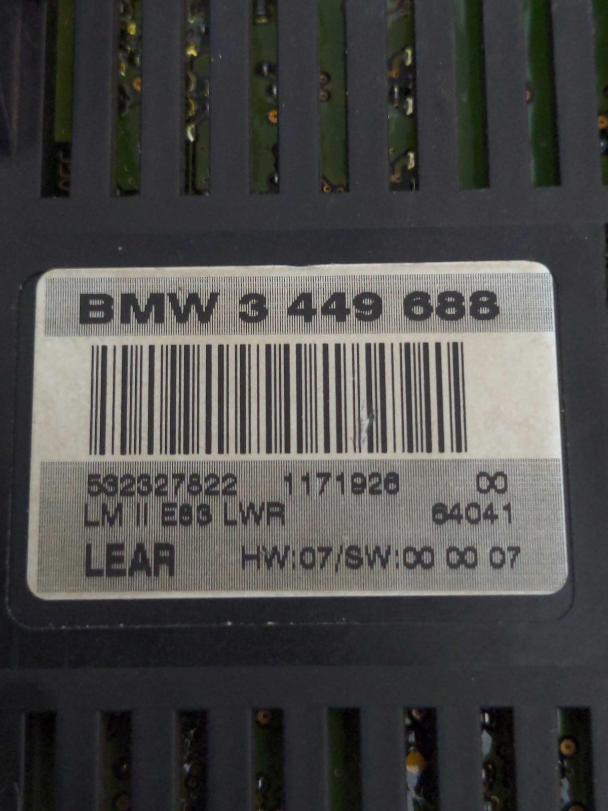 BMW E83 X3 Series Light Control Module LCM ECU Lm2 LM II LWR 