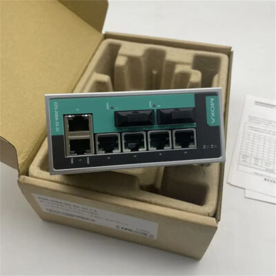 Brand New MOXA EDS-208A-MM-SC 2 Optical 6 Port Industrial Ethernet Switch