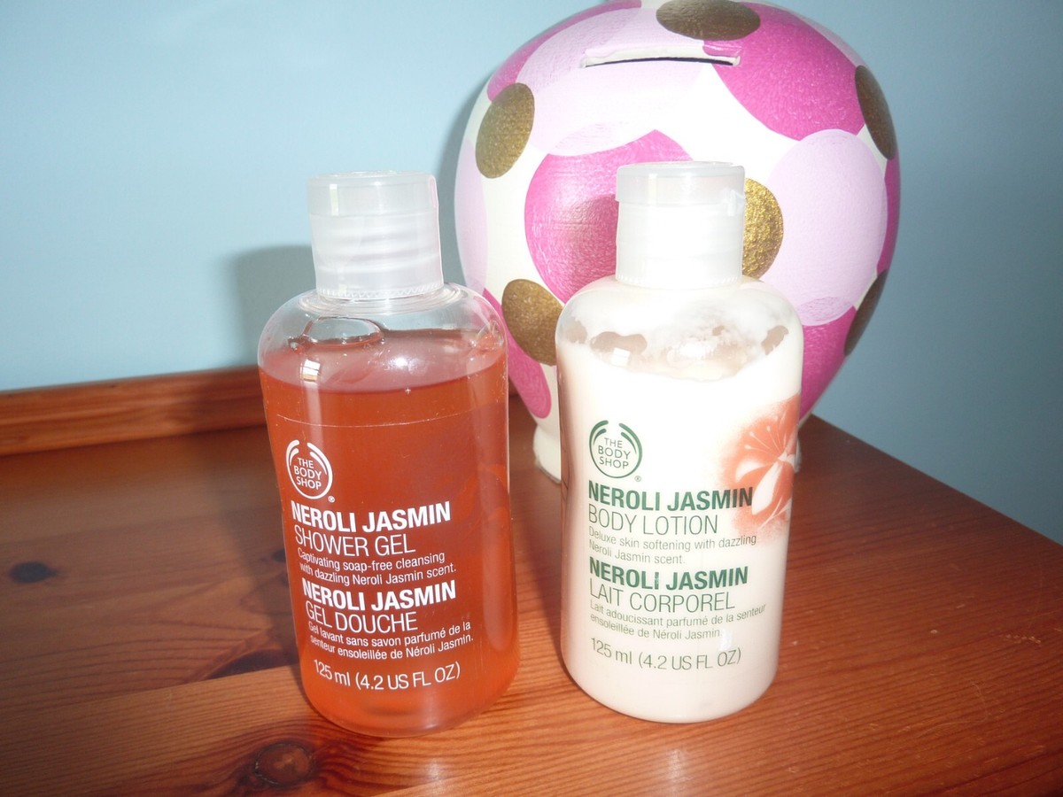 The Body Shop Neroli Jasmin Body Lotion 125ml Shower Gel 125ml New Unused