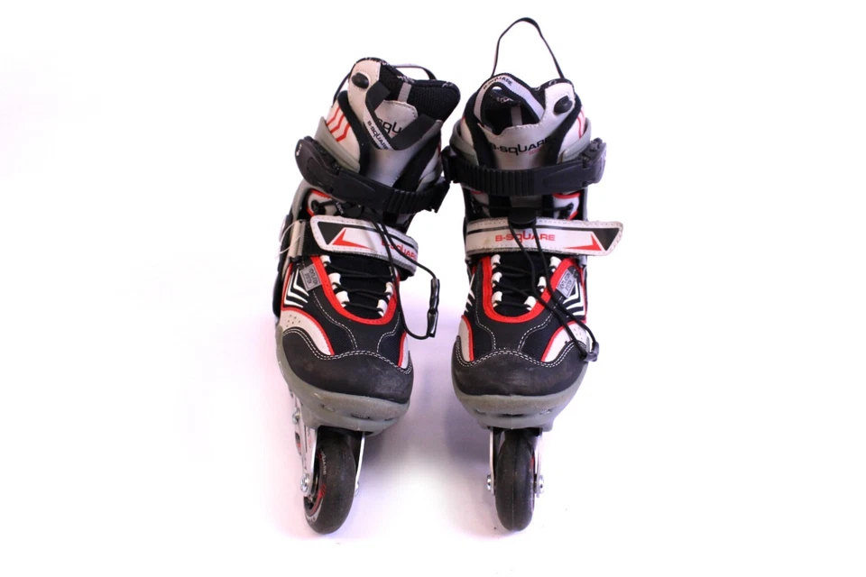 B-Square Kinder Inline Skates Größe 31-33 Inliner Softboot Grau 64 mm - Bild 2 von 4