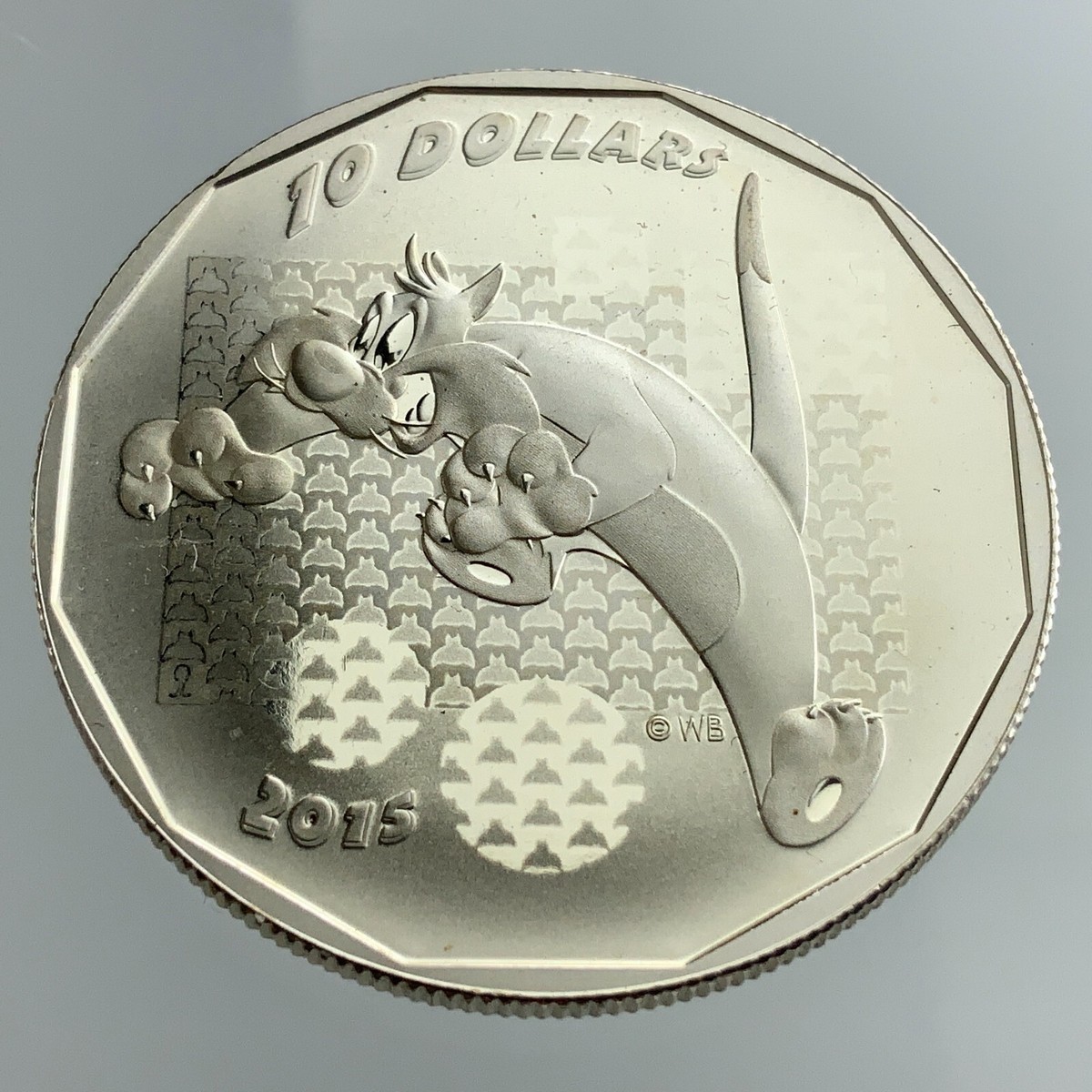 2015 Canada 10 Dollars Loonie Tunes Sylvester The Cat Uncirculated