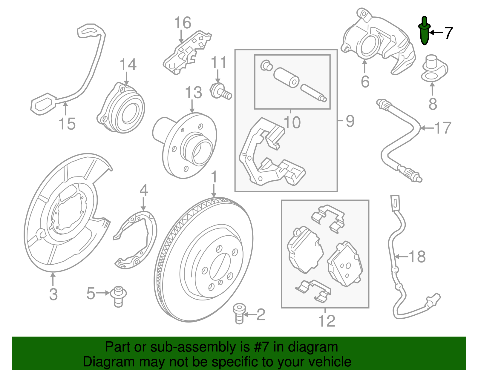 Genuine BMW Brake Bleeder Screw 34116768018 eBay