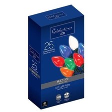 Celebrations LED 25 Multi Colored - C9 Indoor/Outdoor 