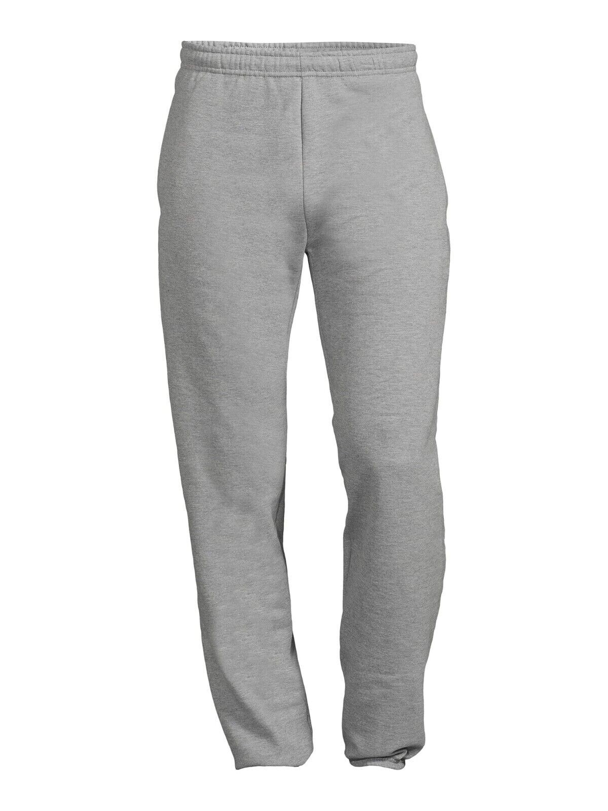 New Athletic Works Men's Fleece Elastic Bottom Sweatpants, Sizes M
