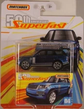 MATCHBOX 50th Anniversary Superfast #4 '18 Range Rover LWB, 2019 issue (NEW)