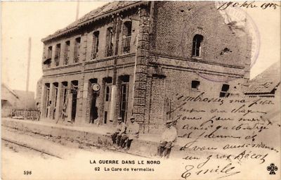 CPA AK La Guerre dans le Nord - La Gare de Vermeiles (513177)
