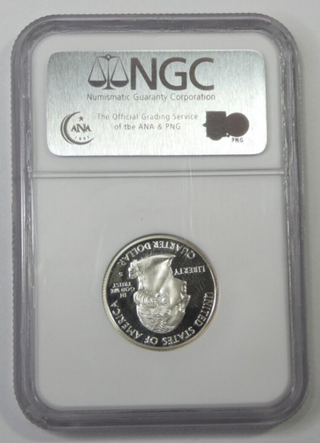 2000-S 25c New Hampshire NGC PF 69 Ultra Cameo Silver Quarter - Picture 2 of 6