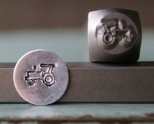 SUPPLY GUY 7mm Farming Tractor Metal Punch Design Stamp SGCH-108
