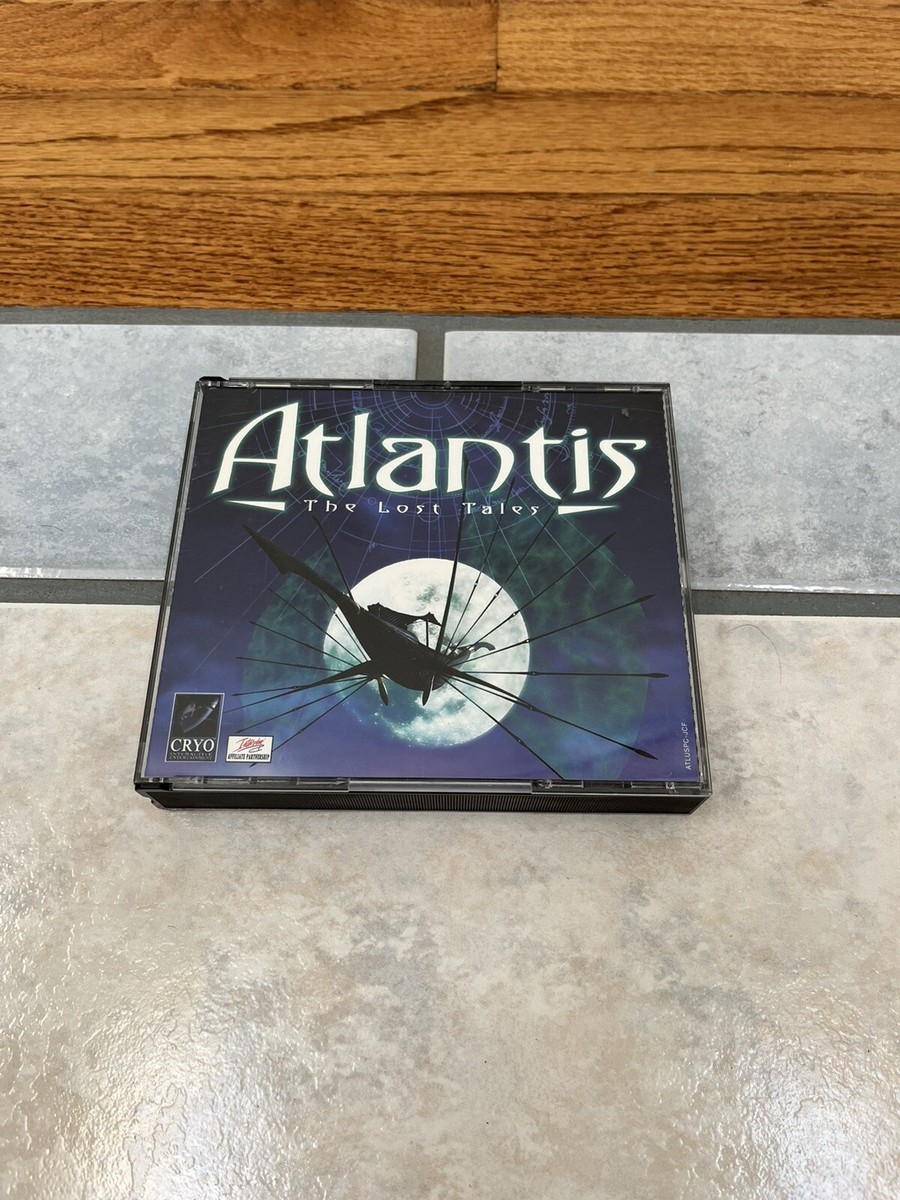 Atlantis: The Lost Tales (PC, 1997, CD-ROM) Big Box Game 4- Discs