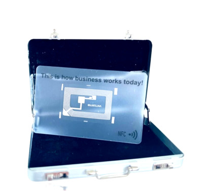 NFC-Ntag213 transparente, exclusive, digitale  Business Card für Ihre Zukunft 