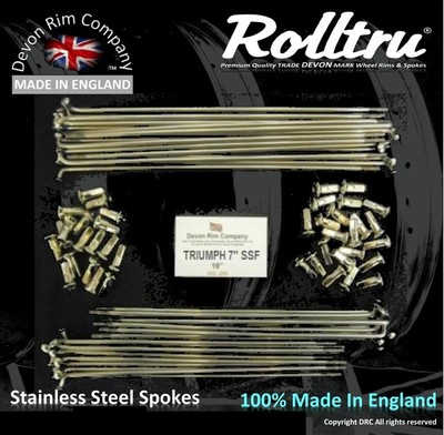Triumph Rim Mb59 MB59-7-SSP Stainless Spokes 19
