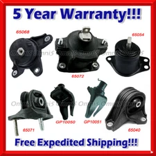 N389 Fits 2013-2015 Honda Accord 2.4L AUTO Motor & Transmission Mount Set 7pc