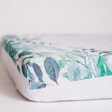 Leafy Greens Border Fitted Crib Sheet 100 Cotton Baby Bedding Boy/Girl Nursery