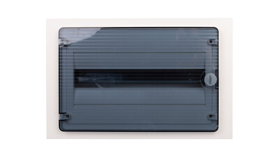 HAGER POLO 1x18 UP IP40 Golf modulare Sicherungskasten transparente Tür VF118TD
