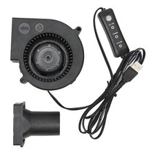 USB Fan, 3.8In 5V Cooling USB Blower Fan, 3 Speed Mode DC Brushless Cooling F...