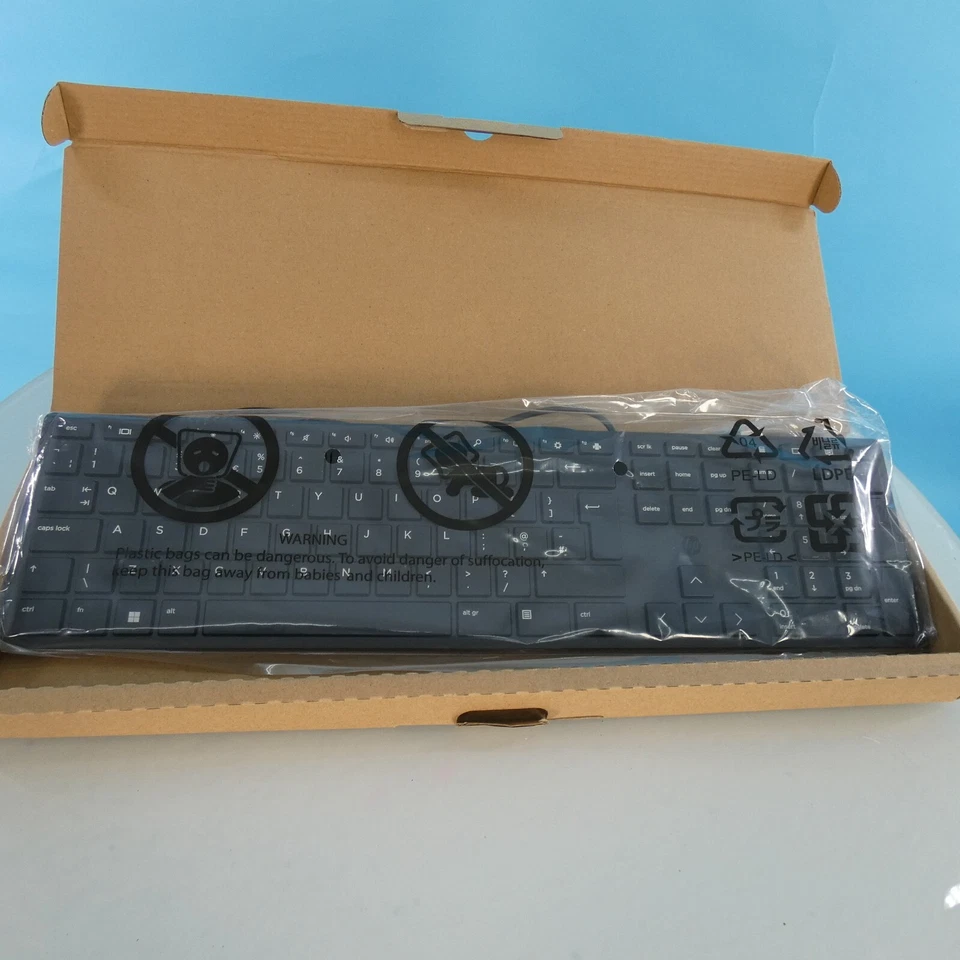 HP USB Halley Wired Keyboard L96909 New New Boxed Cheap Economical Quality - Image 3 of 4