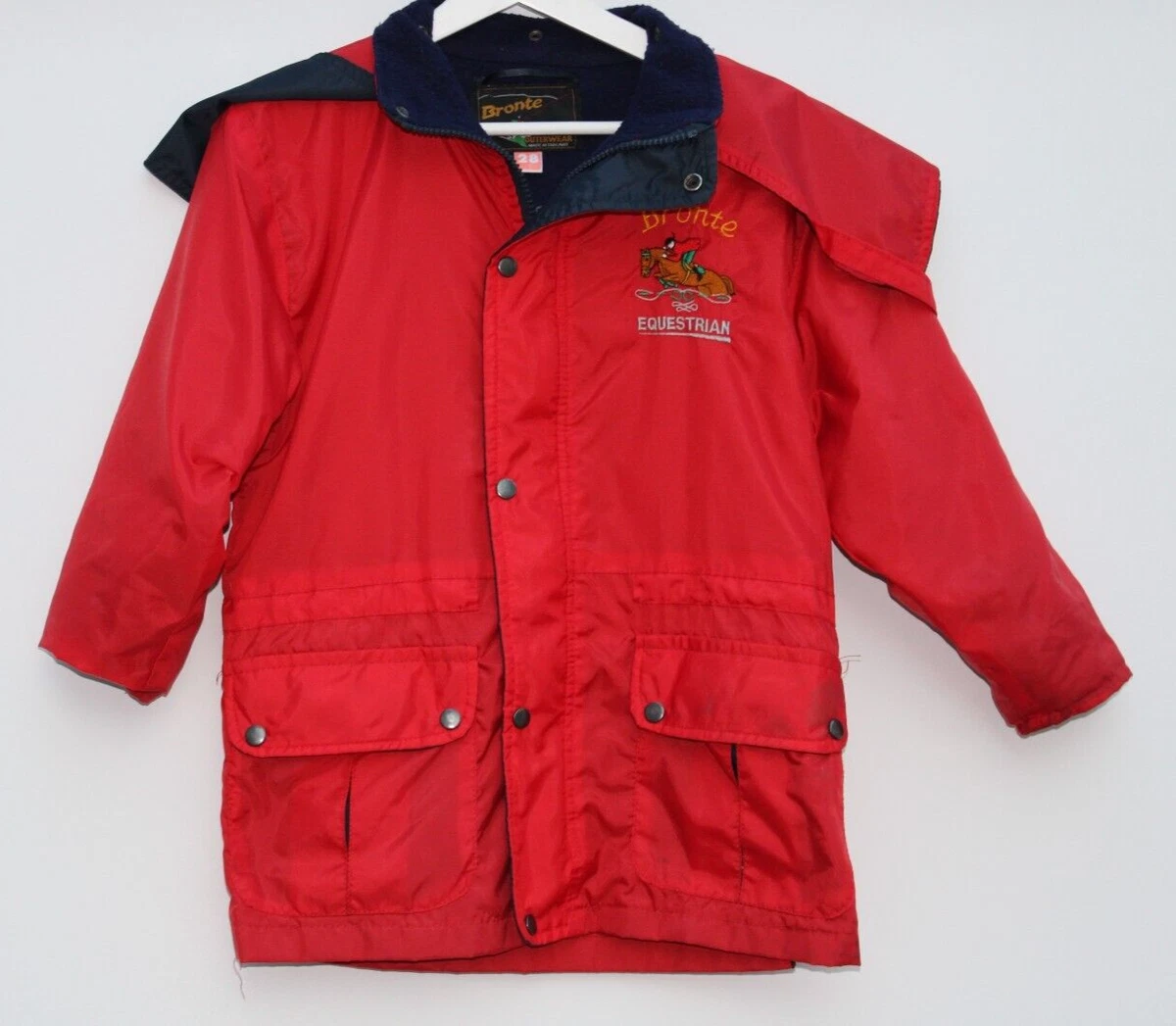 Red horse riding jacket sale