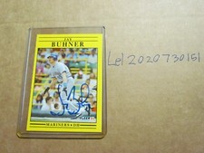 1991 Fleer Jay Buhner Signed Baseball Card 