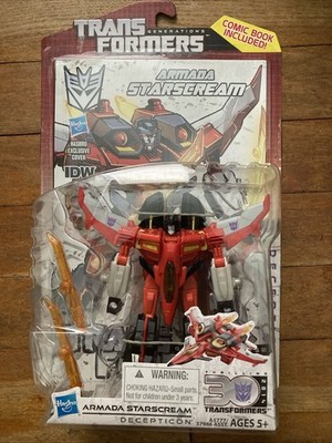 Transformers Generations ARMADA STARSCREAM w/ IDW COMIC BOOK Hasbro 2013