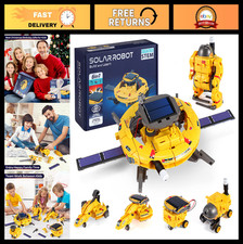 STEM Science Kits for Kids 8-14, Solar Robot Building Projects, 120Pcs Toys