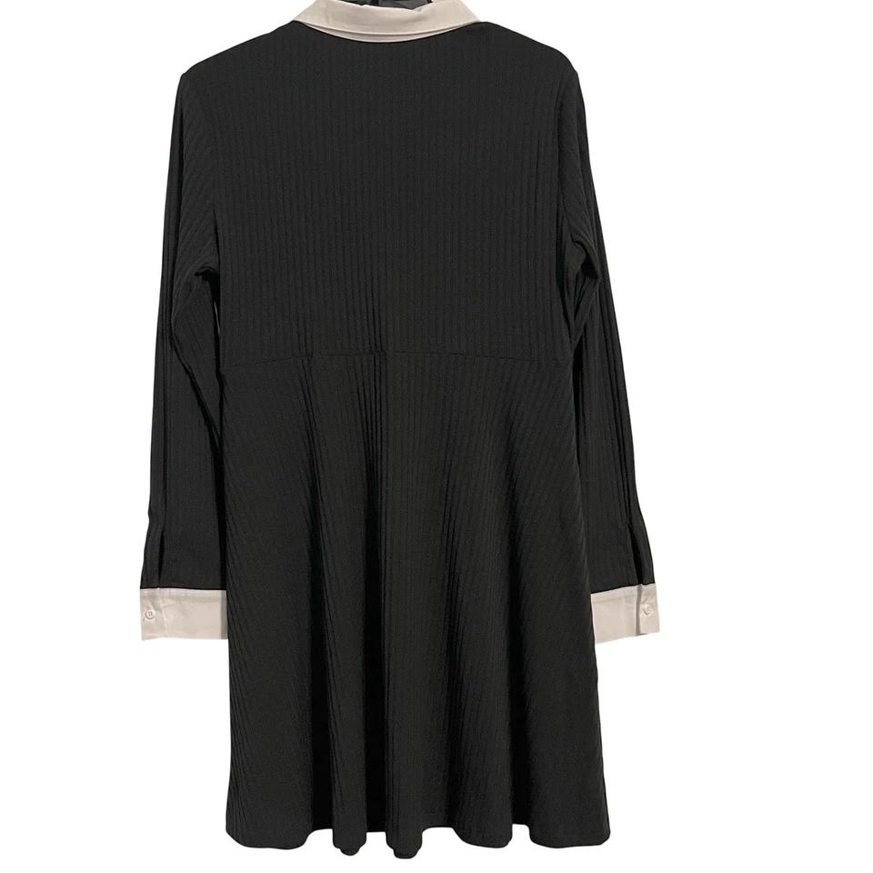 Vestido Allegra K XL Jrs Negro Miércoles Cuello Addams Gótico Halloween CosPlay Nuevo con Etiquetas Foto 2 de 4