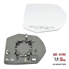 Right Passenger Side Mirror Glass Heated Blind Passenger Heated No-Blind Spot