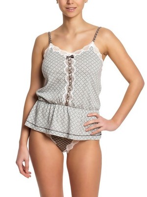 Vive Maria Mint Candy Set, neu, Gr. M, mint weiß Top + Slip + Box, Vintage
