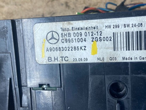 2007 2008 2009 Mercedes Dodge Sprinter A/C AC Climate Control Panel Oe q2142 DG - Picture 8 of 9