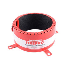 ROCKWOOL Firepro Intumescent Pipe Collar 82mm Fire Rated Safety Construction