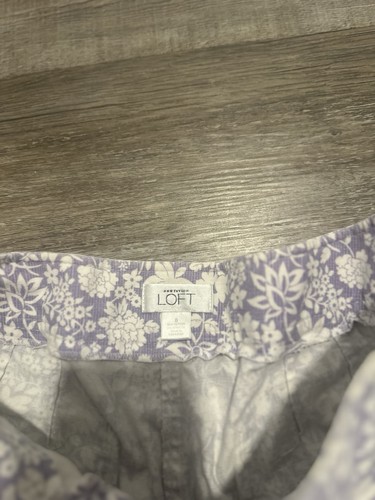 LOFT MUJER CASUAL SALÓN PÚRPURA PANTALONES CORTOS CHINOS VERANO OTOÑO CHIC CHICA MEDIANO M 8 - Imagen 2 de 3