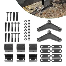 New Tandem Trailer Axle Shackle Kit Heavy Duty Steel for Double Eye Spring US