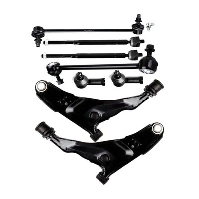 8pcs Front Control Arm Tie Rod End for Sebring Stratus Eclipse Galant 2000-2001