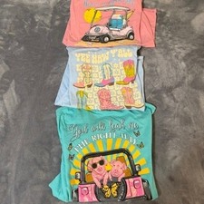 Simply Southern Youth Large & Med T-Shirt Lot...