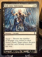 MTG Magic the Gathering Saviors of Kamigawa Sink into Takenuma