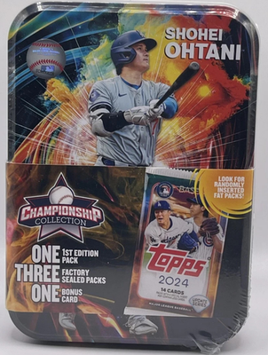 2025 TOPPS Championship MLB Collector Tin SHOHEI OHTANI - FACTORY