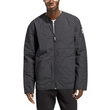 Image of adidas ORIGINALS MEN'S ADV FC QUILTED LINER JACKET COAT BLACK RETRO NEW BNWT S M