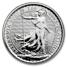 2025 Great Britain 1 oz Platinum Britannia BU 1861.70 per troy oz