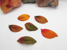 100 pc Mini 1.75" Fall Leaves- Brown Orange Olive Gold Autumn Thanksgiving Decor