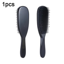 Tangle Teezer The Ultimate Detangler Hairbrush STRAIGHT CURLY - BLACK/BLACK