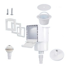 Complete Skimmer Kit for Above Ground Pools Includes Weir Faceplate and Basket