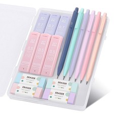 Cute Mechanical Pencils Set, 0.5mm 0.7mm Mechanical Pencils, 360PCS HB Lead ...