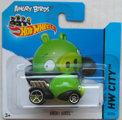 Hot Wheels Angry Birds Minion grün Neu/OVP 2014 HW Rovio Entertainment Ltd. Toy