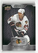 2023-24 Upper Deck Engrained - Legends Bob Probert #81 Ebony Black /49