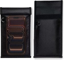 Faraday Bag for Phones Keys Fireproof Waterproof RFID Signal Blocker